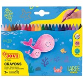 JOVI HEXAGONAL CRAYON ASSORTED BOX 24
