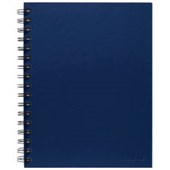 OKIN SPIRAL NOTEBOOK A5 HARD COVER BLUE 200 PAGE