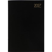 COLLINS DIARY PREMIUM MONTHLY PLANNER A4 BLACK PVC ODD YEAR