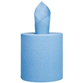 EARTHSMART RECYCLED CENTREFEED PAPER TOWEL 1 PLY 330M BLUE CARTON 6