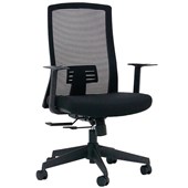 KNIGHT EAGLE MESH MIDBACK CHAIR BLACK