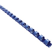 OKIN BINDING COIL PLASTIC 21 LOOP 8MM BLUE PACK 100