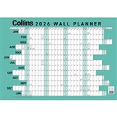 COLLINS WALL PLANNER A2 LAMINATED EVEN YEAR
